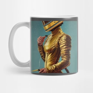 Girl motorcyclist Mug